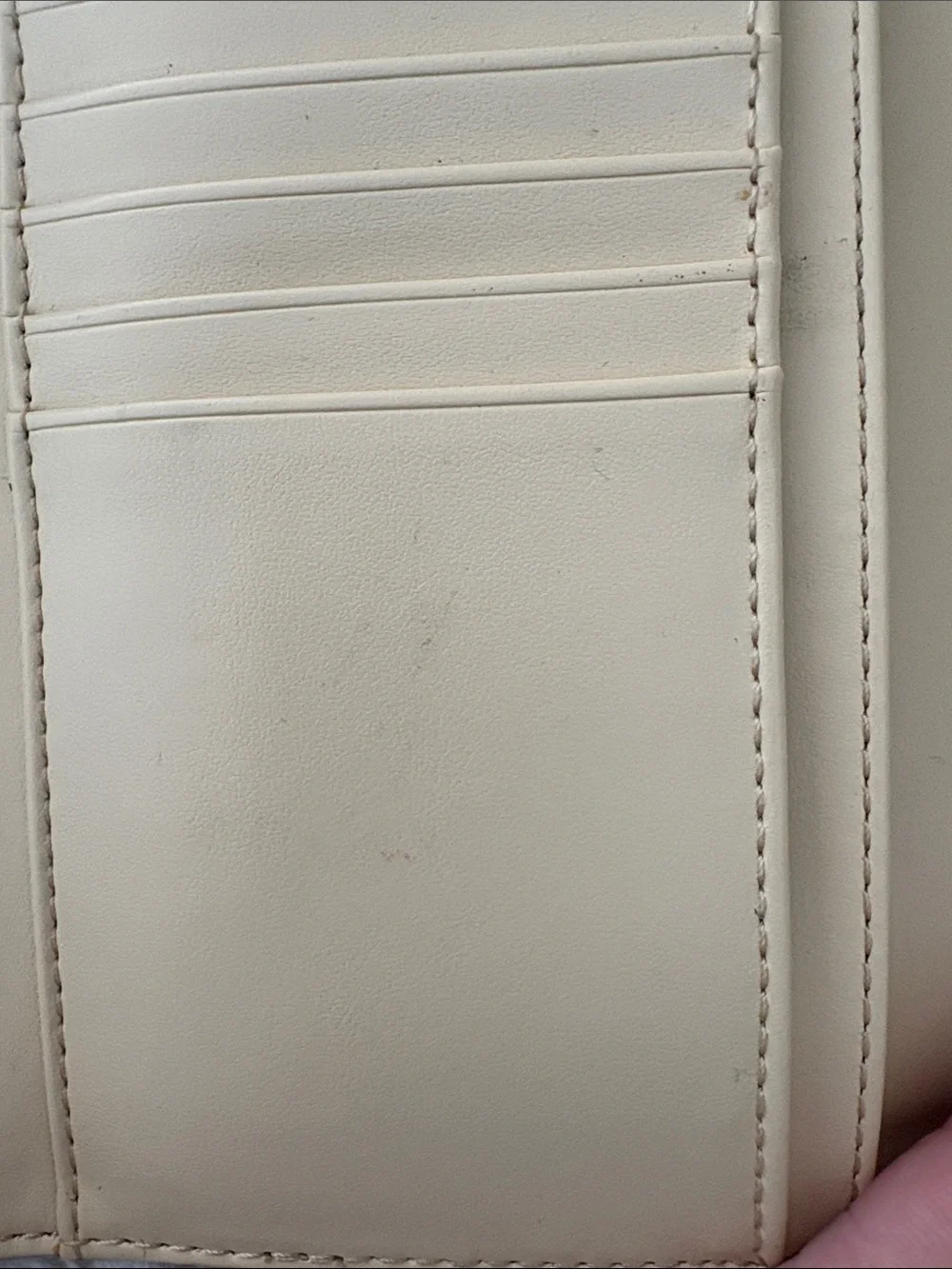 Michael Kors Beige Leather Clutch Wallet
